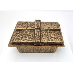 Bénitier en bronze 