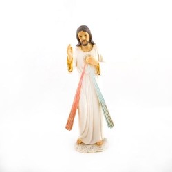 Statue du Christ Miséricordieux en résine. 30.5 cm
