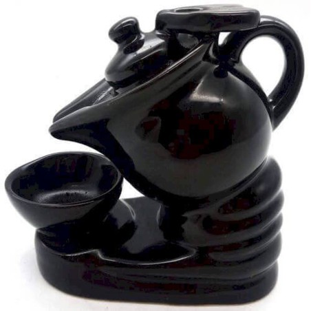 Brûleur encens pour cône BACKFLOW Céramique Théière 14cm