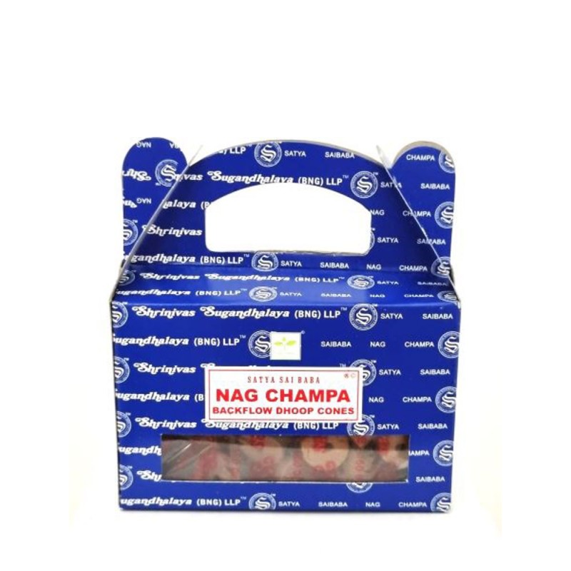 Encens cône Backflow Satya Nag Champa 6pcs