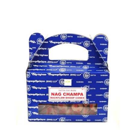 Encens cône Backflow Satya Nag Champa 6pcs