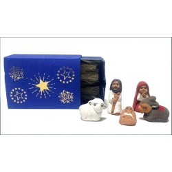 Mini crèche dans boite d'allumette 