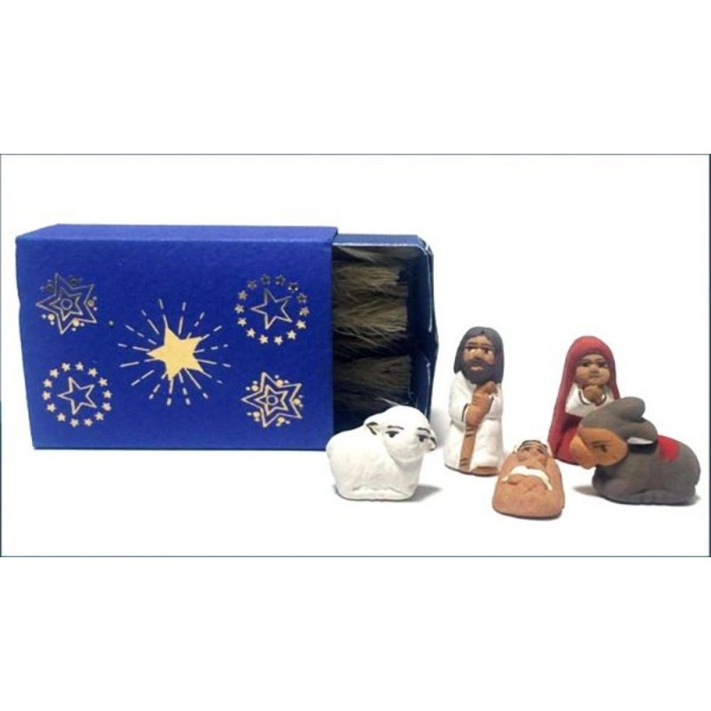 Mini crèche dans boite d'allumette 