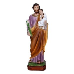 Statue St Joseph 50 cm résine