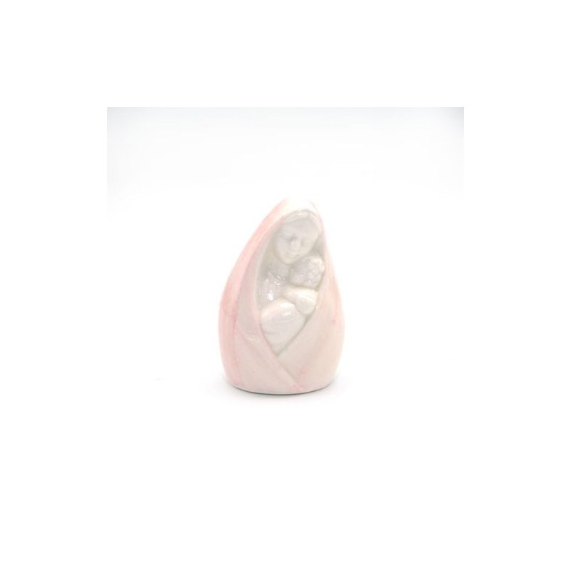 Statue de la Vierge Enfant en porcelaine. 6 cm