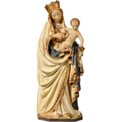 Statue de Notre Dame de Breslau en bois d'érable. 35 cm