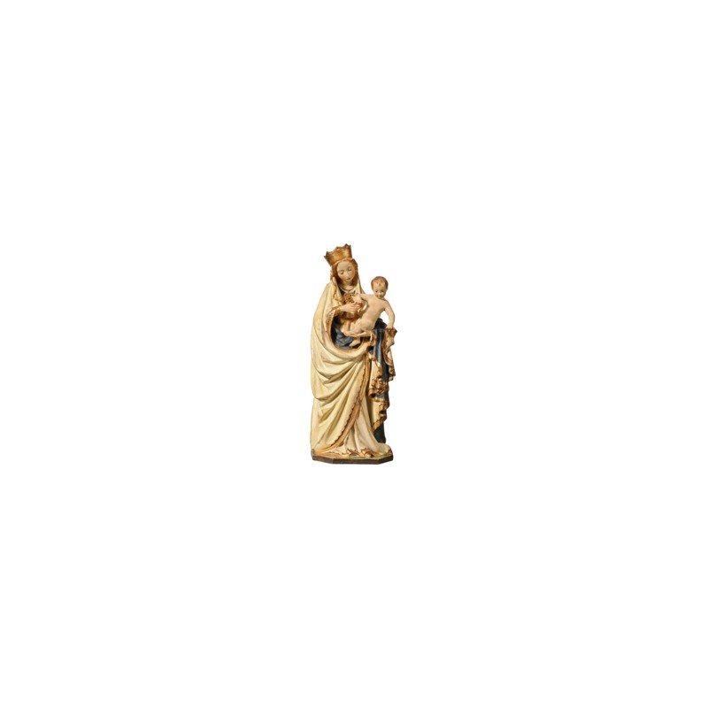 Statue de Notre Dame de Breslau en bois d'érable. 35 cm