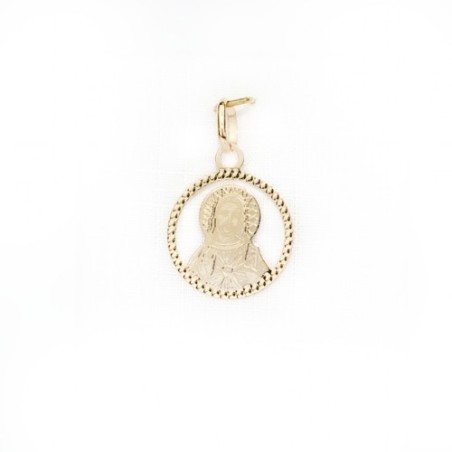 Médaille de Jésus Sacré Coeur en or 18 carats. 15 mm
