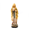 Statue de Notre Dame de Banneux en bois. 30 cm