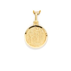 Médaille de l'Apparition en or 18 carats. 15 mm. 2.7 gr