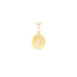 Médaille du Scapulaire en or 18 carats. 10 mm