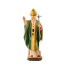 Statue du Pape Jean Paul II en bois. 15 cm