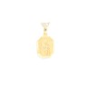 18 karaat gouden Scapular medaille. 12 mm