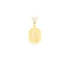 Médaille du Scapulaire en or 18 carats. 12 mm