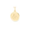 18 karaat gouden Scapular medaille. 17 mm