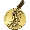 Medaille St Michel 15mm Or 18C 750 1.6 Gr