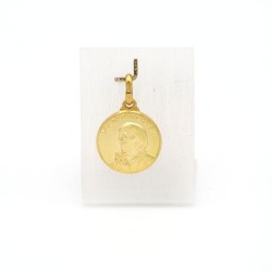 Vergulde medaille van Moeder Teresa van Calcutta.14 mm