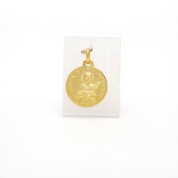 Our Lady of Goretti medaille in roodgoud. 18 mm