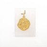 Sint-Christoffelmedaille in verguld goud.16 mm