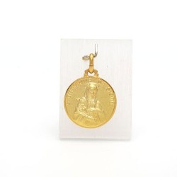 St. Catherine van Siena medaille in roodgoud. 18 mm