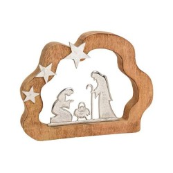 Crib silhouet metalen houten steun 41x31x5cm