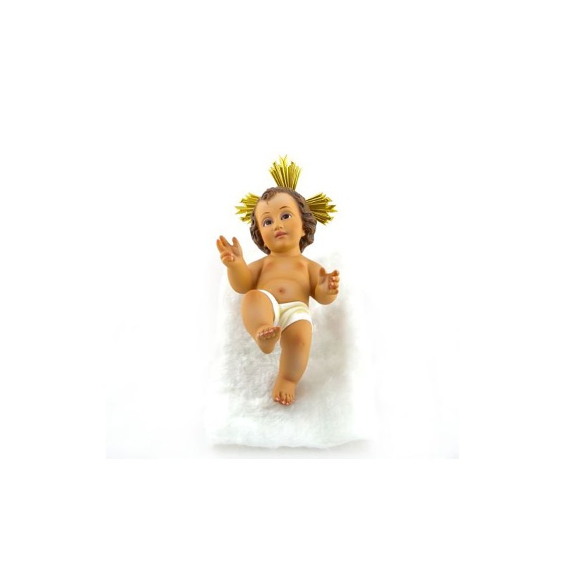 Statue de l'Enfant Jésus en porcelaine. 25 cm