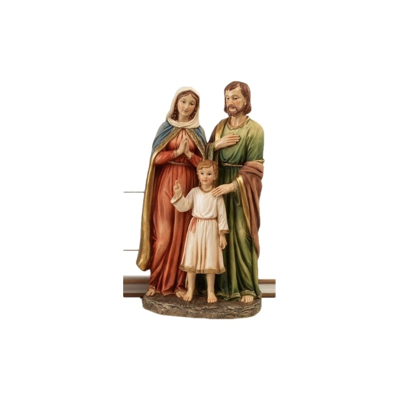 Statue Sainte Famille 30.5cm résine