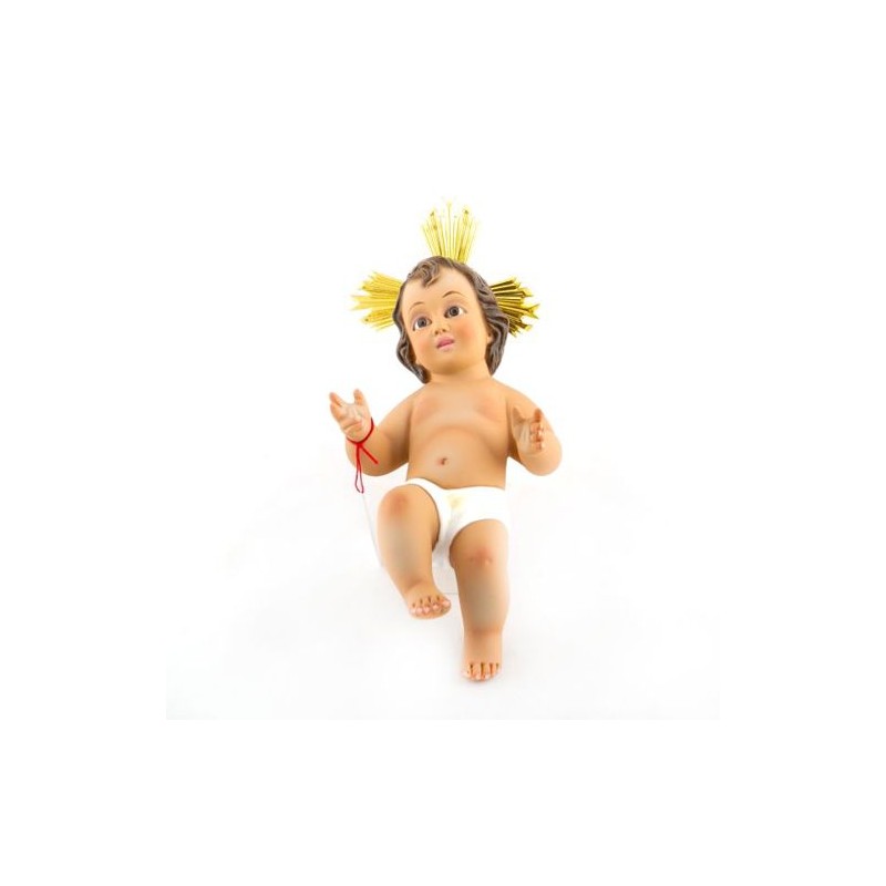 Statue de l'Enfant Jésus en porcelaine. 15 cm