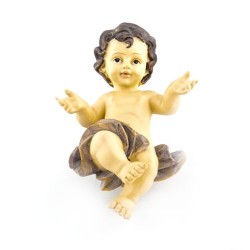 Statue de l'Enfant Jésus en résine. 15 cm