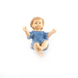 Statue de l’Enfant Jésus en porcelaine. 14 cm