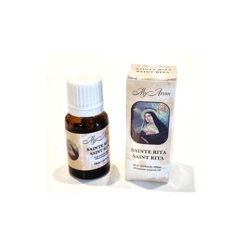 Flesje van 10 ml geurige etherische olie Oliban Ste Rita