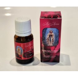 Flasje 10 ml aromatische essentiële olie Roze rood ND Lourdes