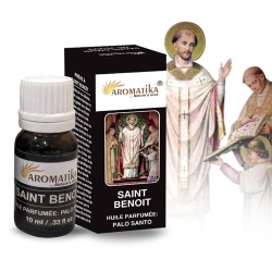 Huile essentielle parfumée de Saint Benoit. 10 ml