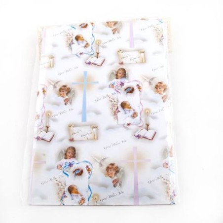 Papier cadeau pour baptême
