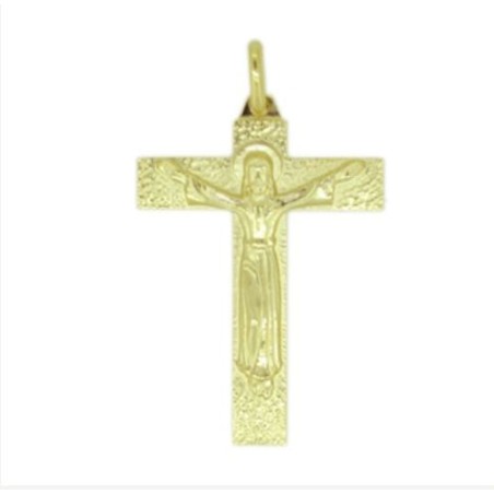 Pendentif croix 34x26 mm Plaqué Or