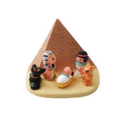 CRECHE CERAMIQUE BLOC 8X7CM - EGYPTE ANTIC