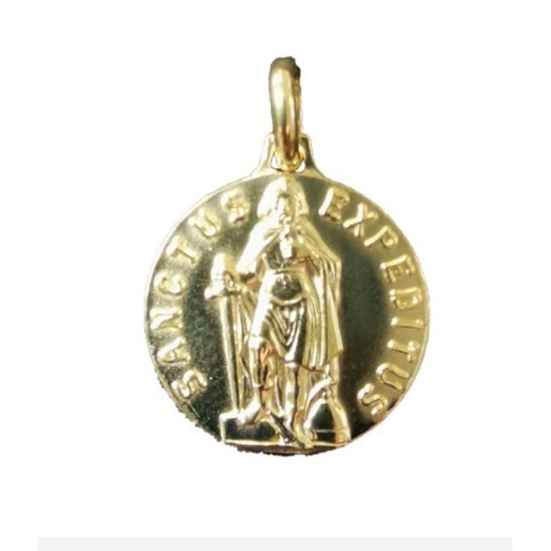 PL.Goud 18mm St. Expedit medaille