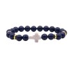   Bracelet élastique 8mm pierre minérale - LAPIS LAZULI