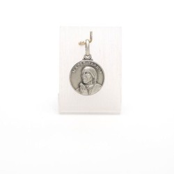Médaille de Mère Teresa de Calcutta en argent. 14 mm