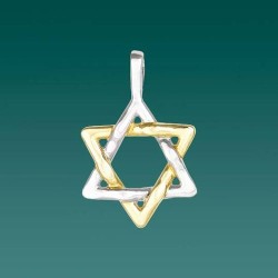 Pendentif Etoile de David Argent S925