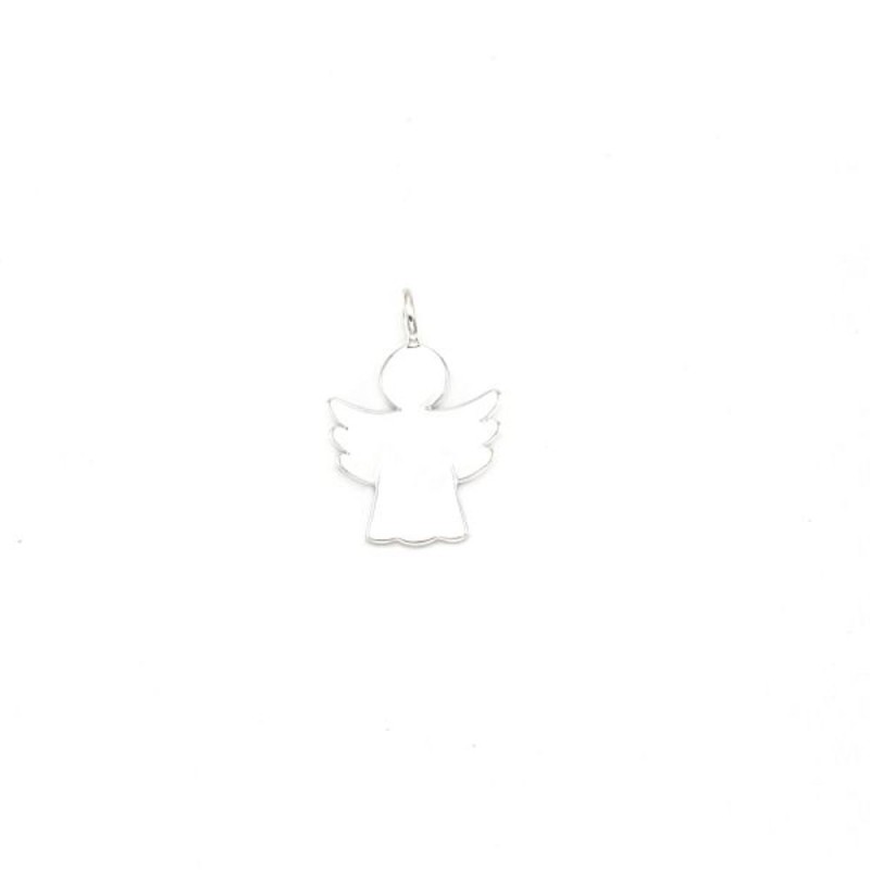 Pendentif ange en argent. 16 mm