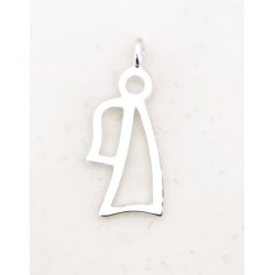 Pendentif ange en argent. 20 mm. 8.7 gr