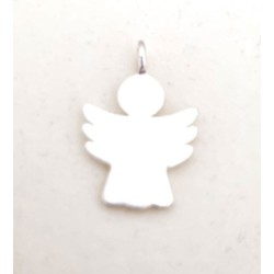 Pendentif ange en argent. 9 mm