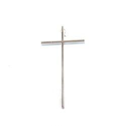Croix en nickel. 15 cm