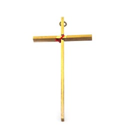 Crucifix en messing 15 cm