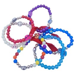 Bracelet élastique pour enfant assortiment de couleur