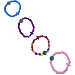 Bracelet élastique pour enfant assortiment de couleur