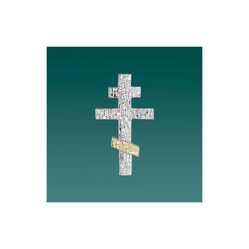 Pendentif croix Orthodoxe Argent S925