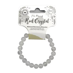 Bracelet perles 8mm Crystal de roche