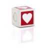 Perle cubique CHARMS Argent S925 et email  pour Bracelet "TILE" Divers modèles